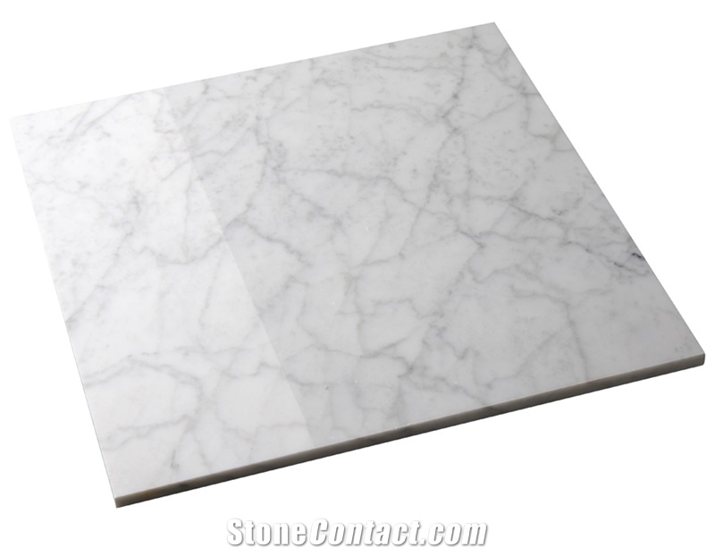 Carrara White Tile White Marble Tile Polished