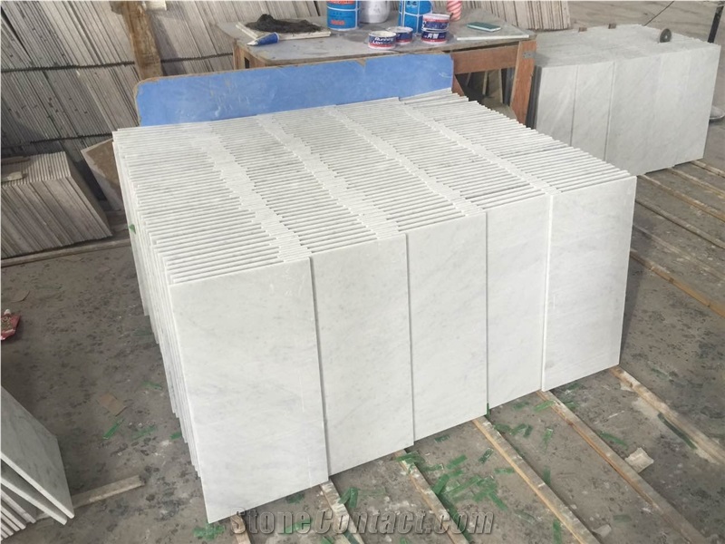 Italy Marble Carrara White Tile Mosaic 12"X12"