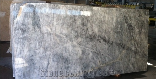 Grey Polar Marble Slabs, Turkey Grey Marble