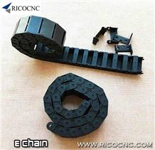 Cable E Chain Wire Drag Carrier Chain with Mounting Bracket End for Cnc Machines
