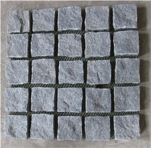 G654 Granite Paving Stone with Mesh Cube Stone & Pavers