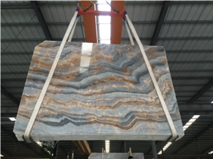 Blue Galaxy Marble Slabs Tiles Blue Marble from China for Countertops Wall Coverings Floor Coverings
