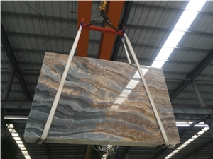 Blue Galaxy Marble Slabs Tiles Blue Marble from China for Countertops Wall Coverings Floor Coverings