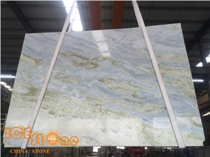 Blue Marble, Moon River Marble Polished Slabs, Floor Covering Tiles