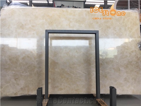 China Pure Yellow Onyx/Cut to Size Slabs & Tiles