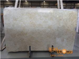 China Yellow Onyx Tiles & Slabs/Chinese Honey/Wall Covering/Flooring/Bookmatch Tv Set/Polished/Transparency/Back through Light/Luxious/Luxury/Opus