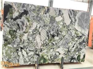 Ice Connect Marble Slab/White Beauty Marble Slab /Green Marble Slab & Tiles