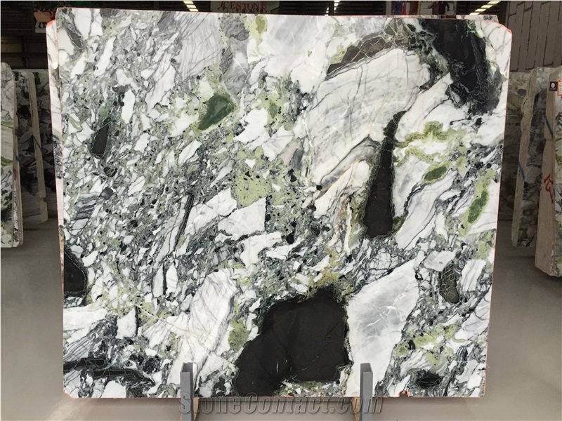 Ice Green Marble Slab /Green Marble Slab/Ice Connect Marble Slab & Tiles