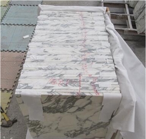 Arabescato Marble Polished Tiles Slabs, Italy White Marble