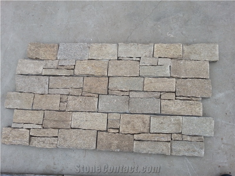 Beige Slate Culture Stone Ledge Stone Feature Wall Veneer Wallstones