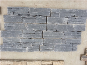 Black Slate Culture Stone Wallstones Veneer Feature Wall Ledge Stone