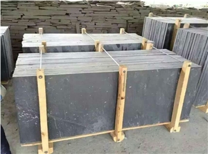China Black Slate Split Slabs Tile