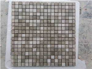 Polished Mosaic/Crystal White Marble Mosaic/Tumbled Mosaic/Wall Mosaic/Honed Mosaic/Floor Mosaic/Wood Vein Mosaic/New Mosaic Pattern