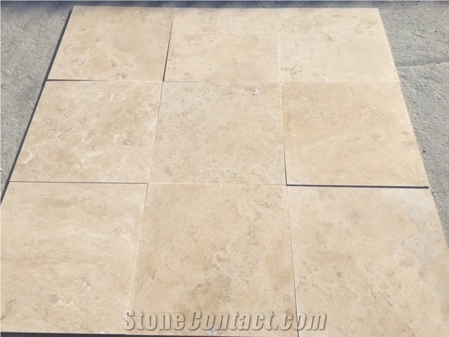 Commercial Light Classic Travertine Honed Filled Cross Cut