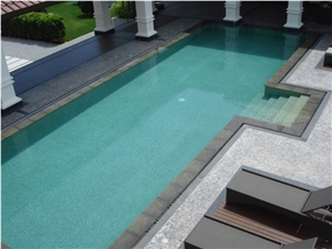 Sukabumi Green Stone Swimming Pool Mosaic Tiles, Natural Bali Green Swimming Pool Mosaic, Indonesia Green Sukabumi Swimming Pool Mosaic