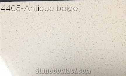Antique Beige Quarz Stone Tiles/Slabs Engineer Stone 4405