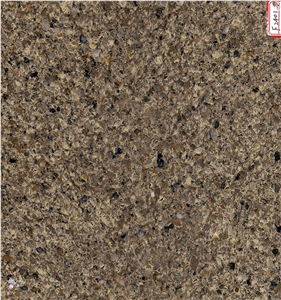 Brown Quartz Stone Tiles/Slabs Engineer Stone F2401