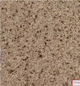 Brown Quarz Stone Tiles/Slabs Engineer Stone F2202