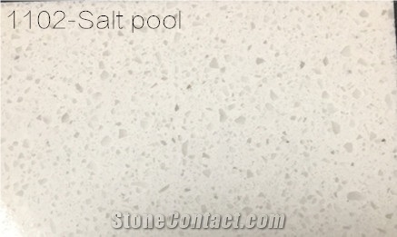 Salt Pool White Quartz Stone Tiles/Slabs/Engineered Stone/Flooring