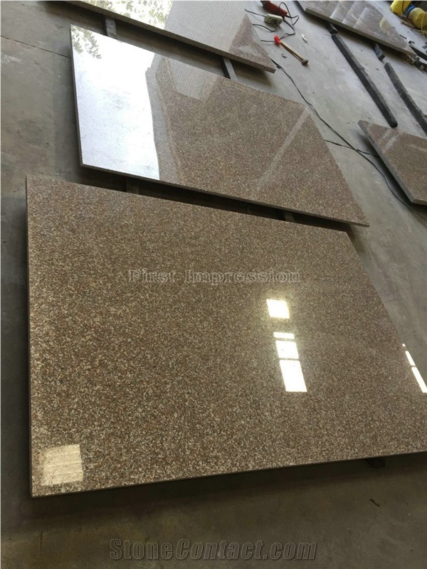 Best Price High Quality China New Polished Granite G648/Golden Brown/Deer Brown/Poony Red/Rose Pink Granite Tiles & Slabs & Cut-To-Size for Floor Covering and Wall Cladding/Own Factory Wholesale