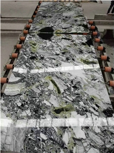 Best Price Hot Sale White Beauty Marble Tiles & Slabs/Ice Connect Marble/Chinese Green /Marble Tiles/Cut to Size/Ice Green/White and Green/High Quality Luxury Marble