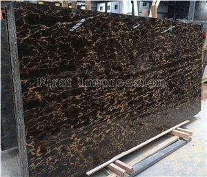 Black Gold Marble Slabs & Tiles/Black Gold Portopo China Marble Big Slabs/Chinese Black Gold Marble/Black Gold Flower Marble/Cheap Marble/Sichuan Black Gold Marble