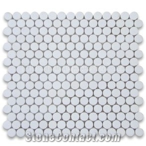 Carrara Marble 1 Inch Hexagon Mosaic Tile Tumbled/Carrara Grey Marble Tiles Hexagon/Thassos White Marble Mosaic Tiles