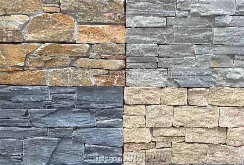 Cheap Slate Tiles/Nature Cultured Stone Panel/Wall Panel/Ledge Stone/Veneer/Stacked Stone for Wall Cladding/Decorative Format Tile/Feature Wall/Ledge Stone/Marble & Granite Culture Stone/Best Price