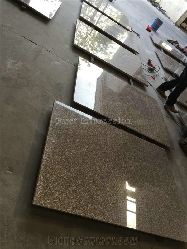 Cheapest Price High Quality China Polished Granite G648/Golden Brown/Deer Brown/Poony Red/Rose Pink Granite Tiles & Slabs & Cut-To-Size for Floor Covering and Wall Cladding/Own Factory Wholesale