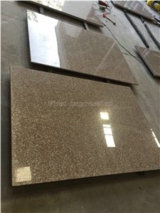 Cheapest Price High Quality China Polished Granite G648/Golden Brown/Deer Brown/Poony Red/Rose Pink Granite Tiles & Slabs & Cut-To-Size for Floor Covering and Wall Cladding/Own Factory Wholesale