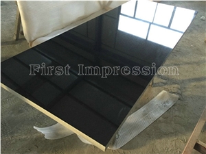 China Black Granite Tiles and Slabs/Chinese Good Quality Black Granite/Extremely Black Granite/Absolute Black Granite Slabs/New Pure Polished/Best Price