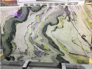 China Hot Sale Dreaming Green Marble Slabs & Tiles/Marble Skirting/Marble Opus Pattern/Marble Floor Covering Tiles/Marble Big Slabs/China Green Marble Block/China Green Marble Tiles/Best Price Marble