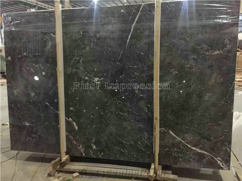 China Romantic Grey Marble Tiles & Slabs/Polished Natural Stone Tiles & Slabs/Cappuccino Silver Mink Marble Hotel/Bathroom Cover/Flooring/Feature Wall/Interior Paving/Clading/Decoration Quarry Owner