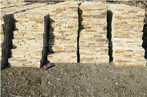 China Rust Culture Stone/Slate/Golden Grain Slate/Rusty Slate/Slate Cultured Stone Corner/Rust Yellow Slate Corner Stone/Wall Cladding/Ledge Stone/Chinese Slate Tiles/High Quality