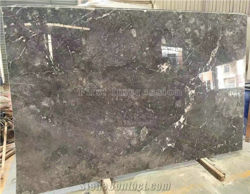 Chinese Romantic Grey Marble Tiles & Slabs/Polished Natural Stone Tiles & Slabs/Cappuccino Silver Mink Marble Hotel/Bathroom Cover/Flooring/Interior Paving/Clading/Quarry Owner/New Polished
