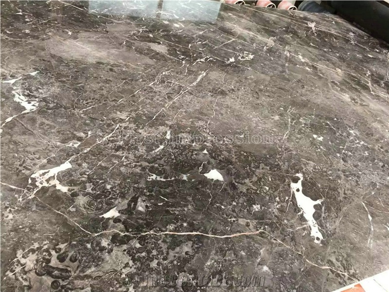 Chinese Romantic Grey Marble Tiles & Slabs/Polished Natural Stone Tiles & Slabs/Cappuccino Silver Mink Marble Hotel/Bathroom Cover/Flooring/Interior Paving/Clading/Quarry Owner/New Polished