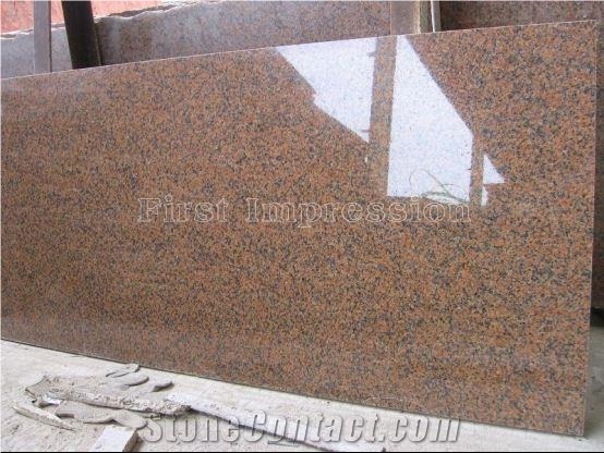 Chinese Tianshan Red Granite Slabs & Tiles/China Red Granite/Red Granite Wall & Floor Covering Tiles/China Red