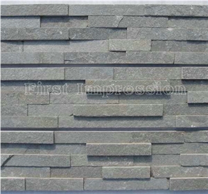 Dark Grey Slate Culture Stone Panel /Grey Slate Lege Stone /Grey Slate Culture Stone Tiles/