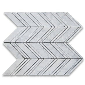 Dogbone Mosaic Tiles for Flooring/White Marble Mosaic Fishbone Shaped Tiles /Marble Mosaic Tiles