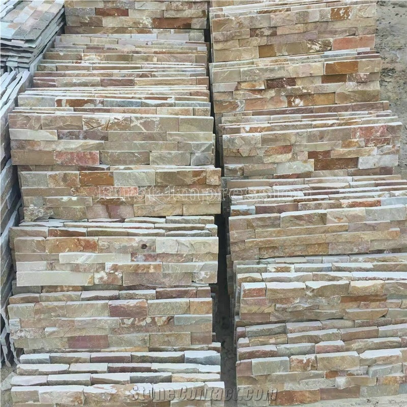 High Quality & Best Price China Rusty Slate Cultured Stone/Wall Cladding/Stacked Stone Veneer Clearance/Manufactured Stone Veneer/Feature Wall/Ledge Stone/Split Face Culture Stone/Wholesale Slate