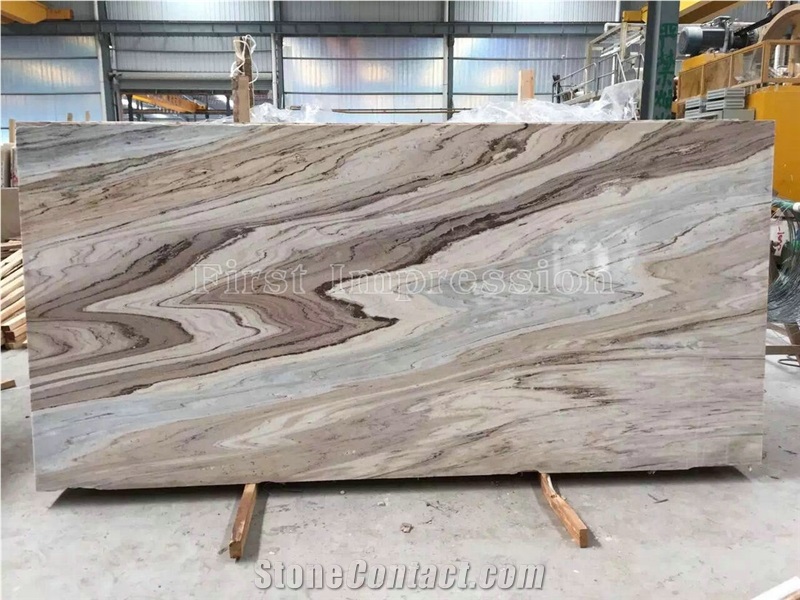 High Quality & Best Price Palissandro Classico Venato Blue Marble Slabs & Marble Tiles/Blue Marble For Hotel Flooring Decoration/Itain Marble For Wall & Floor Covering Tiles/New Polished Marble