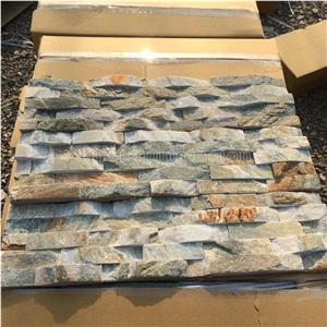 High Quality Multicolor China Culture Stone/Slate/Marble/Granite/Golden Grain Slate/Rusty Slate/Slate Cultured Stone Corner/Rust Yellow Slate Corner Stone/Wall Cladding/Ledge Stone