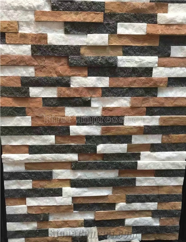 High Quality Multicolor China Slate Tiles/Nature Cultured Stone Panel/Wall Panel/Ledge Stone/Veneer/Stacked Stone for Wall Cladding/Decorative Format Tile/Feature Wall/Corner Stone/Ledge Stone