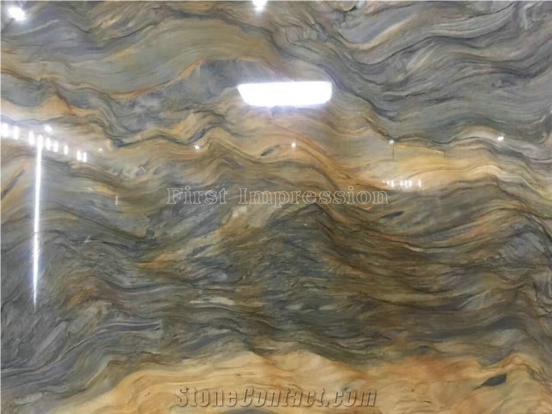 Hot Sale Golden Silk Quartzite/Golden Silk Slabs & Tiles/Silk Road Quartzite Cut to Size/Luxury Yellow Natural Quartzite/High Grade & Good Price Slabs/Brazil Yellow Quartzite