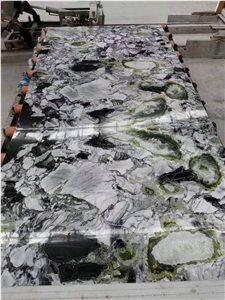 Hot Sale Ice Connect Marble/Ice Green/White Beauty/Chinese Green Marble/Marble Slabs & Tiles/Cut to Size/Popular White and Green Marble/High Grade Marble/China Green Marble Wall & Floor Covering Tiles