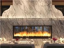 Italy Bianco Statuario Marble Countertops/Kitchen Bar Top Kitchen Worktops/Kitchen Countertops/Kitchen Desk Tops/Custom Countertops Bathroom Tops with Polished for Home Decoration High Quality 