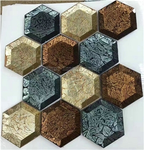 Kitchen Mosaic Tile/Bathroom Mosaic Tile/Glass Mosaic/Metal Mosaic/Popular Mosaic/Wall & Floor Mosaic/Composited Mosaic/Beauty Flower Mosaic/Cheap Mosaic
