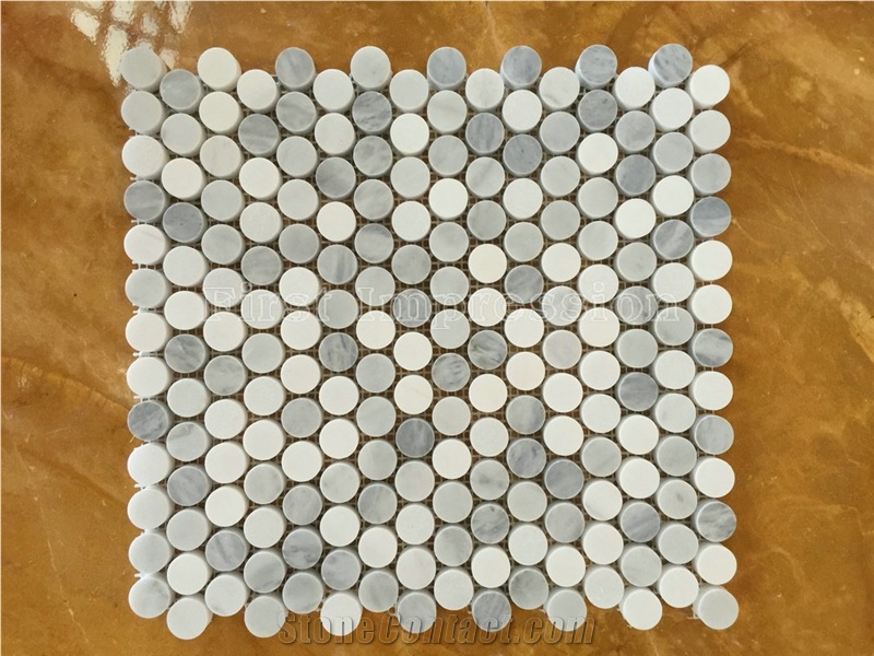 Natural Marble Mosaics/Natural Stone Mosaics/Mosaics with Flower Shape/Wall Mosaic/Floor Mosaic/Mosaic Pattern/Polished Honed Mosaic/Composited Mosaic/High Quality & Best Price