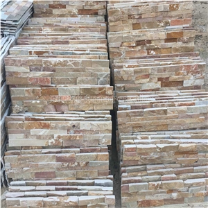 Natural Stone Cultured Stone/Slate Wall Cladding Tile/Exterior Facade Tile/Facade Wall Tile/Ledge Stone/Corner Stone/Multicolor Slate