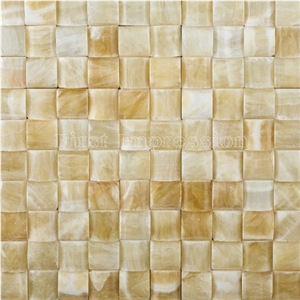 New Honey Onyx Mosaic/Gold Onyx Mosaic/China Honey Yellow Onyx Mosaic/Beige Onyx Mosaic for Floor & Wall/Composited Mosaic/New Polished Mosaic/Yellow Jade Mosaic/Songxiang Onyx Mosaic/Hot Sale Onyx